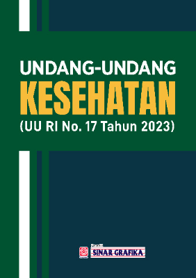 Sampul buku UU Kesehatan (UU RI ...